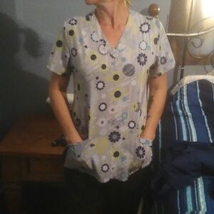 Cherokee scrub shirt